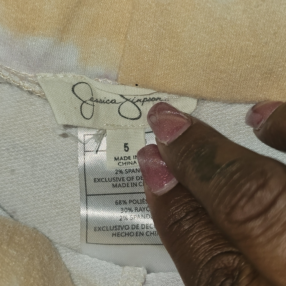 Jessica Simpson Peach and Lavender Top - Picture 5 of 6